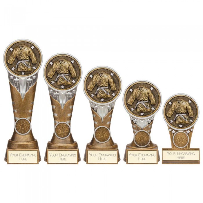 IKON MARTIAL ARTS TROPHY - 5 SIZES - 12.5CM - 22.5CM